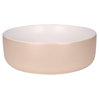 Differnz MIRA Waskom - 36x12cm - keramiek- beige/wit