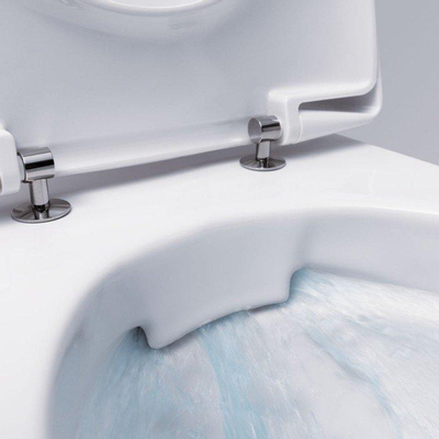 Geberit 300 Basic wandclosetpack diepspoel rimfree 37x53cm met softclose closetzitting wit