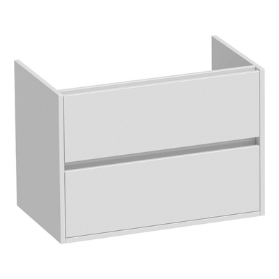 BRAUER Adore Corestone13 waskom wit badmeubel 80cm hoogglans wit zonder spiegel