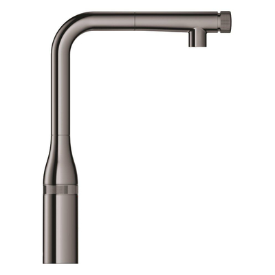 GROHE Essence Keukenkraan - hoog - draaibare/uittrekbare uitloop - hard graphite glans