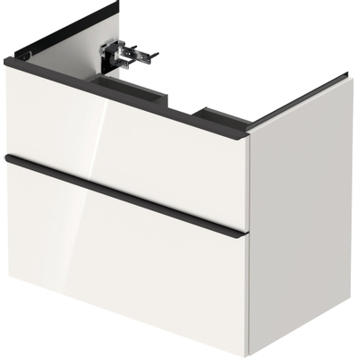 Duravit D-Neo wastafelonderkast 78.4x62.5x45.2cm 2 lades wit Hoogglans