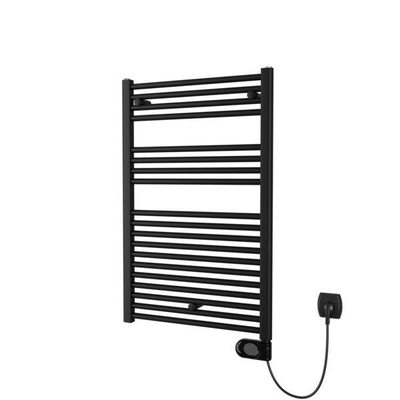 Plieger Elba Electrical elektrische designradiator - 942X600mm - met thermostaat - 500w - mat zwart
