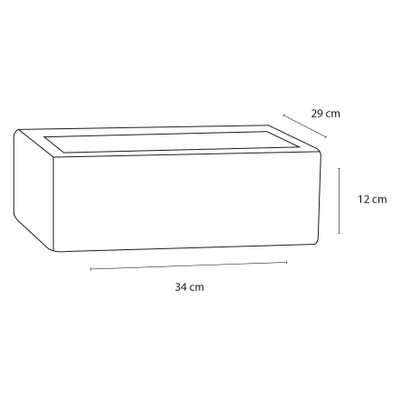 Differnz Zeus Fonteinset Keramiek wit 33 x 28 x 11.5 cm