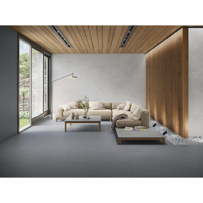 Cifre Ceramica Norwich wand- en vloertegel - 60x60cm - gerectificeerd - Betonlook - Pearl mat (grijs)
