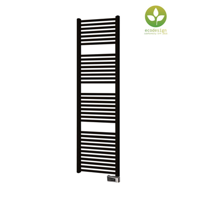 Plieger Palermo-EL III/Fischio elektrische designradiator horizontaal 1702x600mm 900W zwart