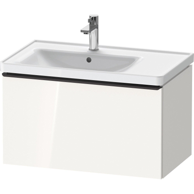 Duravit D-Neo wastafelonderkast 78.4x44x45.2cm 1 lade met softclose wit Hoogglans