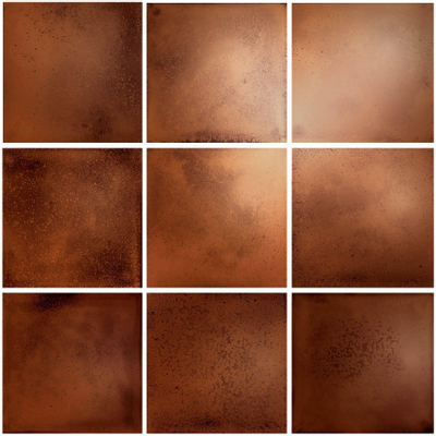 The Mosaic Factory Kasba mozaïektegel - 30x30cm - wandtegel - Vierkant - Porselein Terra glans