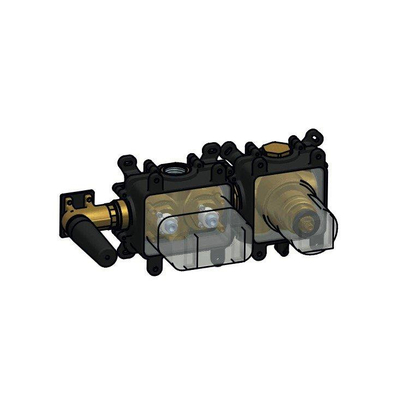 Hotbath Gal Inbouwdeel - inbouw thermostaat - 2 pushbuttons