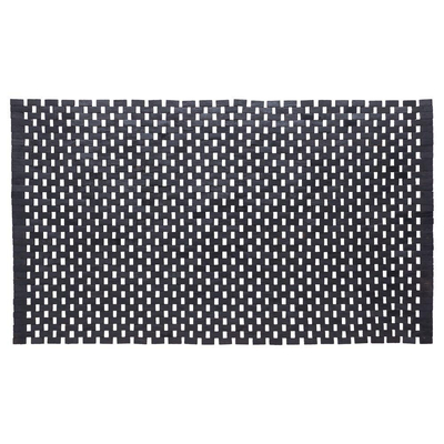 Sealskin Woodblock Badmat 52x90 cm Teak Zwart