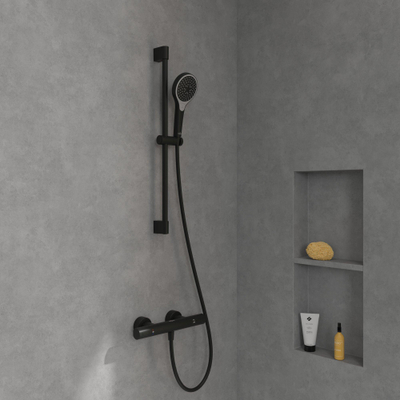 Villeroy & Boch Universal Taps & Fittings Douchethermostaat voor douche Rond - mat zwart