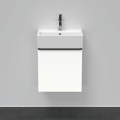 Duravit D-Neo wastafelonderkast 43.4x44x32.2cm Linksdraaiend 1 deur wit Mat