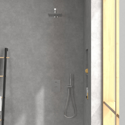 Villeroy & Boch Universal Showers hoofddouche - 20cm - vierkant - chroom