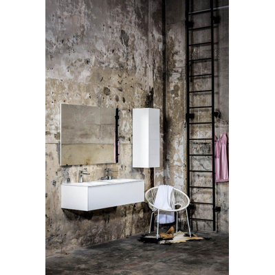 MONDIAZ Loor onderkast 150cm 2 lade in de kleur Smoke