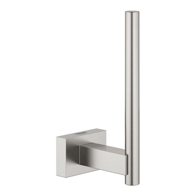 GROHE Essentials Cube reserve closetrolhouder supersteel