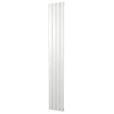 Plieger Cavallino Retto designradiator verticaal enkel middenaansluiting 1800x298mm 614W wit