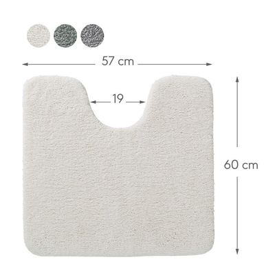 Sealskin Cosima Toiletmat - 57x60cm - off white