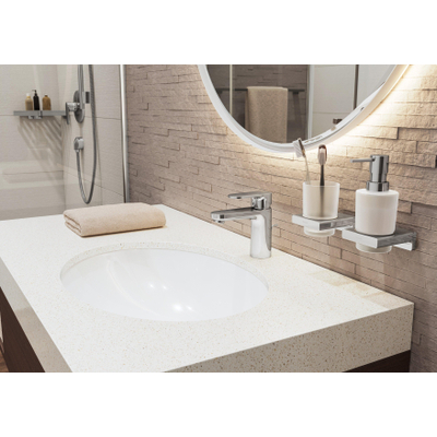 Hansgrohe Vernis afdekset douchekraan met hendel mat zwart