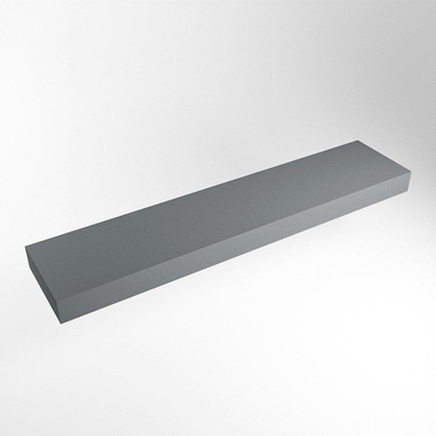 Mondiaz TOP 41 Vrijhangend Topblad - 190x41x12cm - geschikt voor waskom - Solid surface - Plata