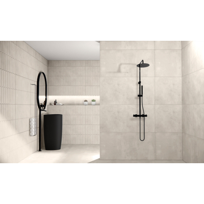 Prissmacer Cerámica Beton Cire Bercy Vloer- en wandtegel - 60x120cm - gerectificeerd - mat Creme