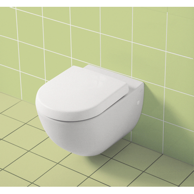 Villeroy & boch Subway closetzitting quickrelease met rvs scharnieren wit