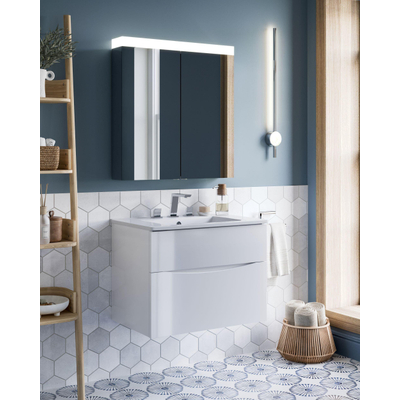 Crosswater Tranquil wandlamp - chroom