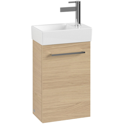 Villeroy & Boch Avento wastafelonderbouwkast 1 deur 34x51.4x20.2cm links nordic oak