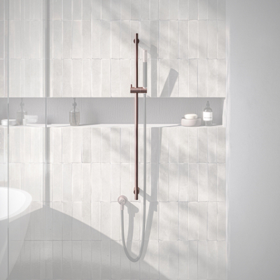 Hotbath Archie Glijstang 90 cm BCP Geborsteld Koper PVD