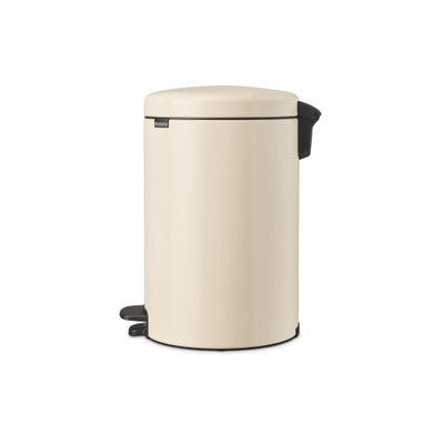Brabantia NewIcon Pedaalemmer - 20 liter - kunststof binnenemmer - soft beige