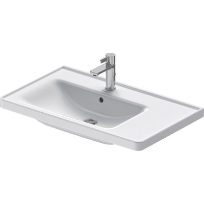 Duravit D-Neo wastafel 80x48x17cm 1 kraangat rechthoek Keramiek Wit