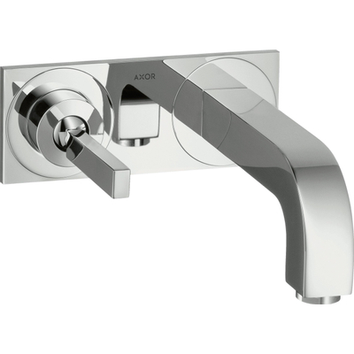 Hansgrohe AXOR Citterio kleurset voor wandkraan met plaat 16.5cm chroom