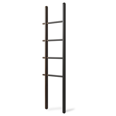 Umbra Hub handdoekladder 61x4x152cm Buxushout Zwart/walnoot