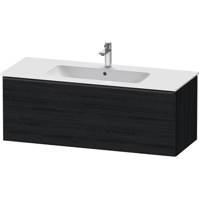 Duravit D-Neo wastafelonderkast 121x44x46.2cm 1 lade Eiken (zwart) Mat