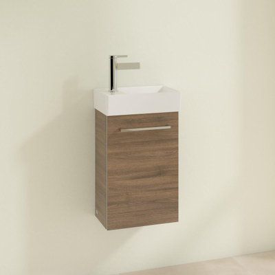Villeroy & Boch Avento wastafelonderbouwkast 1 deur 34x51.4x20.2cm links arizona oak