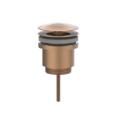 IVY Design Afvoerplug - always open - Geborsteld mat koper PVD