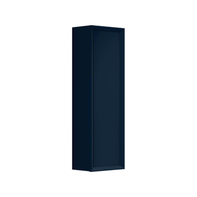 Adema Prime Core Hoge Kast - 120x34.5x27cm - 1 deur - mat marine blauw - MDF OUTLETSTORE