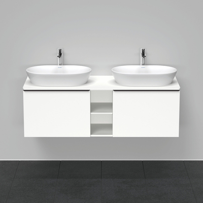 Duravit D-Neo wastafelonderkast 140x45.9x55cm 2 lades wit Mat