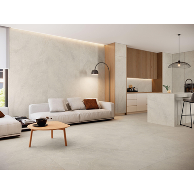 Cifre Ceramica Munich wand- en vloertegel - 120x120cm - gerectificeerd - Natuursteen look - Sand mat (beige)
