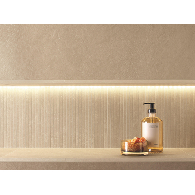 Fap Ceramiche Nobu wand- en vloertegel - 24x30.5cm - Natuursteen look - Beige mat (beige)
