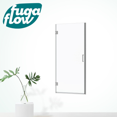 FugaFlow Efficiente Vetro 5000 Douchedeur - 85x200cm - profielloos veiligheidsglas - anti kalk - chroom