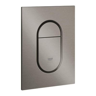 GROHE Arena cosmopolitan S-size drukplaat hard graphite geborsteld