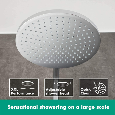 Hansgrohe Crometta s 240 1jet showerpipe met thermostaat chroom