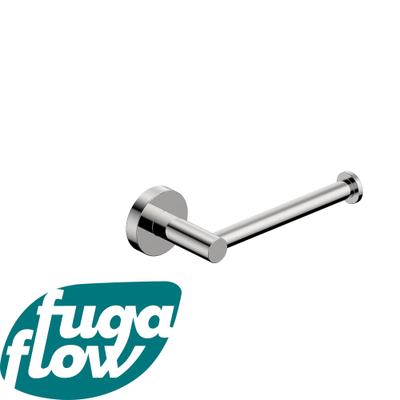 FugaFlow Eccelente Acces Toiletrolhouder - zonder klep - rond - chroom