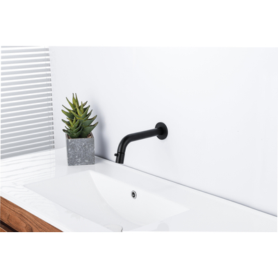 FugaFlow Eccelente Arredo Fonteinkraan - inbouw - uitloop 18cm - inkortbaar - mat zwart -