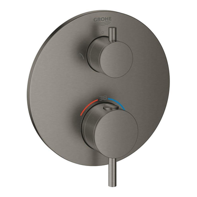 GROHE Atrio inbouw mengkraan thermostatisch met omstel brushed hard graphite