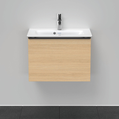 Duravit D-Neo wastafelonderkast 61x44x37.2cm 1 lade Natuur eiken Mat