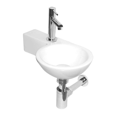 Best Design Class Fonteincombinatie Step inclusief sifon kraan en afvoerplug Links