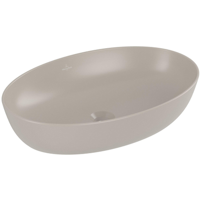 Villeroy & boch Artis opzetwastafel 61x41cm ovaal z/krgt almond C+