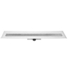 Easy Drain Compact 50 FF douchegoot RVS met enkele plaat RVS waterslot 50mm 130cm inbouw diepte 83mm met zijuitloop 2302837