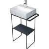 Duravit DuraSquare glazen planchet 42x26.4cm t.b.v. metalen onderstel 003109 en 003110 zwart SW203930