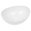 Plieger Scale keramische opbouw waskom ovaal 40.6xx32.2xx18.2cm mat wit SW94938
